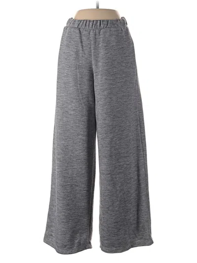 Pre-owned Zara Casual Pants In Gray