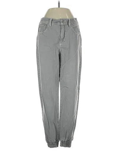 Pre-owned Zara Casual Pants In Gray