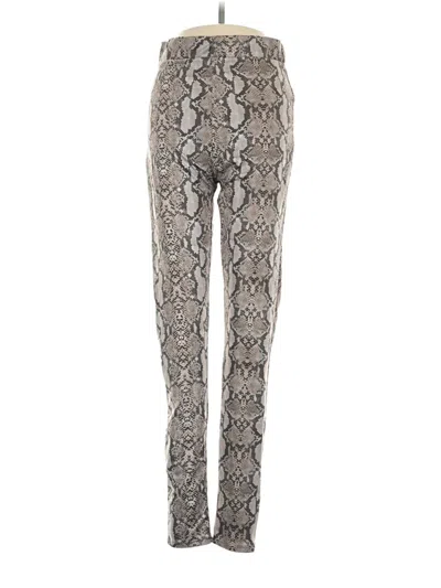 Pre-owned Zara Casual Pants In Gray