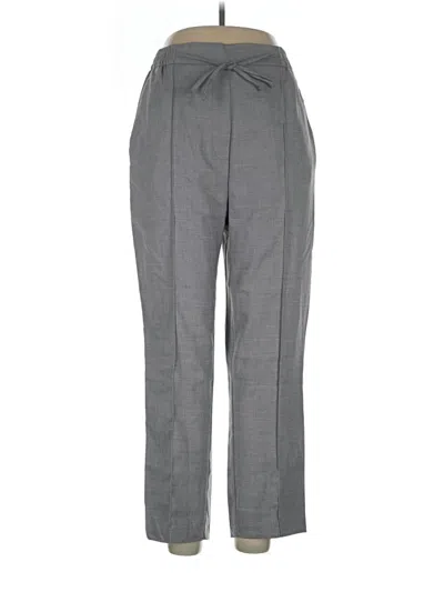 Pre-owned Zara Casual Pants In Gray