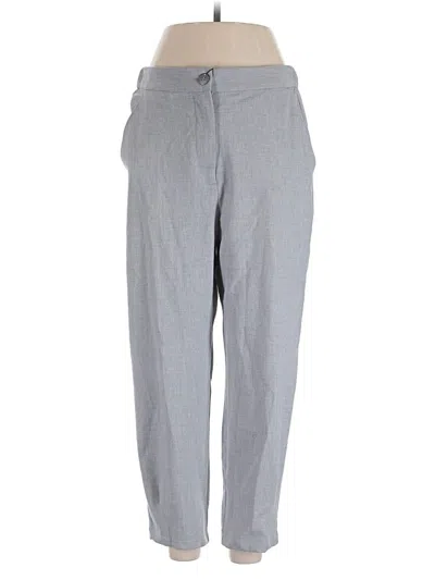 Pre-owned Zara Casual Pants In Gray