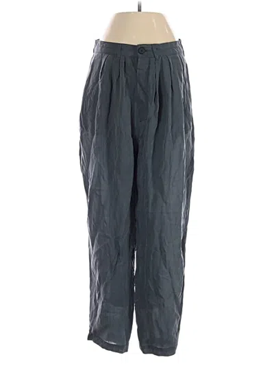 Pre-owned Zara Casual Pants In Gray