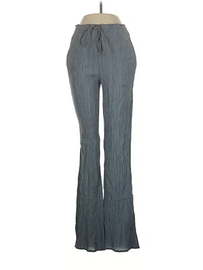 Pre-owned Zara Casual Pants In Gray