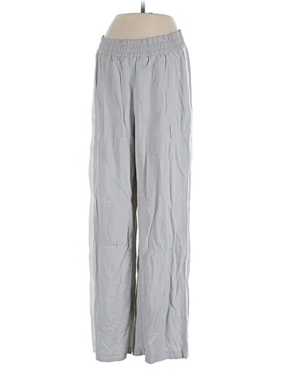 Pre-owned Zara Casual Pants In Gray