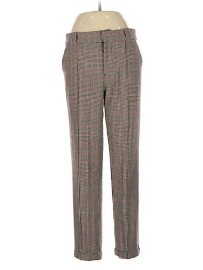 Pre-owned Zara Casual Pants In Gray