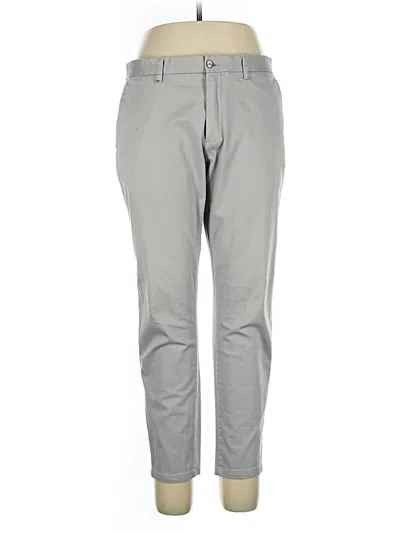 Pre-owned Zara Casual Pants In Gray