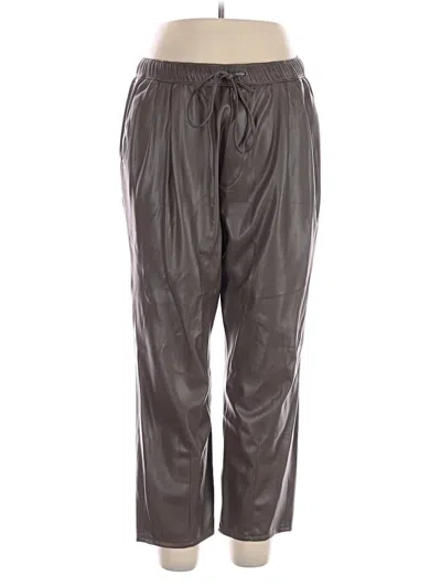 Pre-owned Zara Casual Pants In Gray