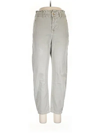 Pre-owned Zara Casual Pants In Gray