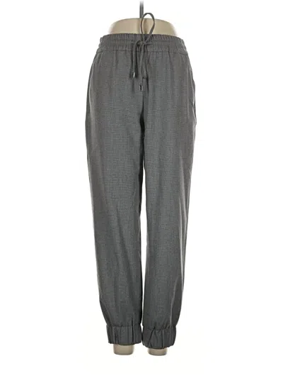 Pre-owned Zara Casual Pants In Gray