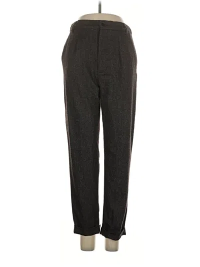 Pre-owned Zara Casual Pants In Gray