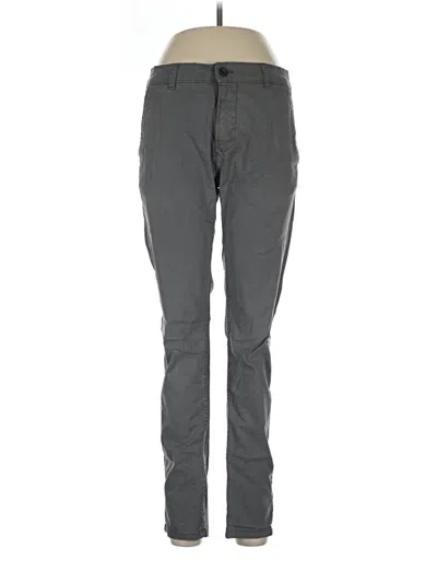 Pre-owned Zara Casual Pants In Gray