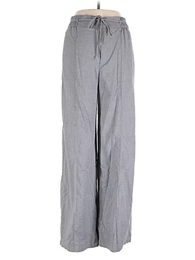 Pre-owned Zara Casual Pants In Gray