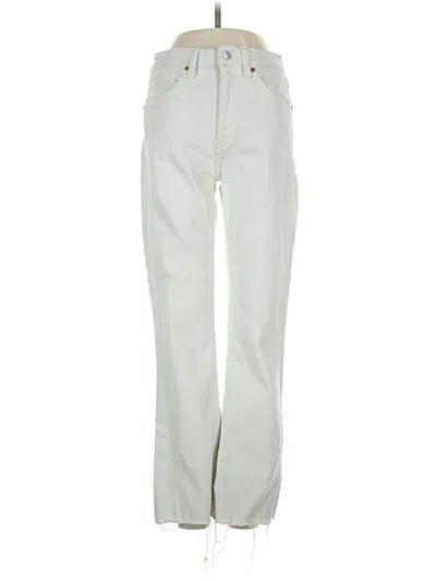 Pre-owned Zara Casual Pants In Gray
