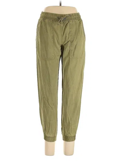 Pre-owned Zara Casual Pants In Green