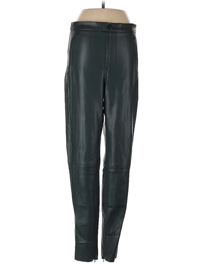 Pre-owned Zara Casual Pants In Green