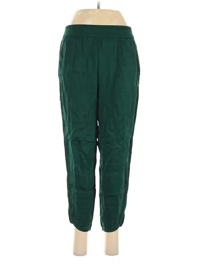 Pre-owned Zara Casual Pants In Green