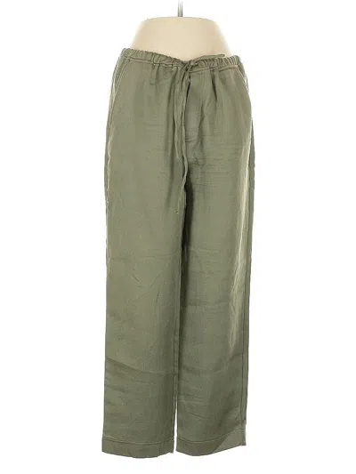 Pre-owned Zara Casual Pants In Green
