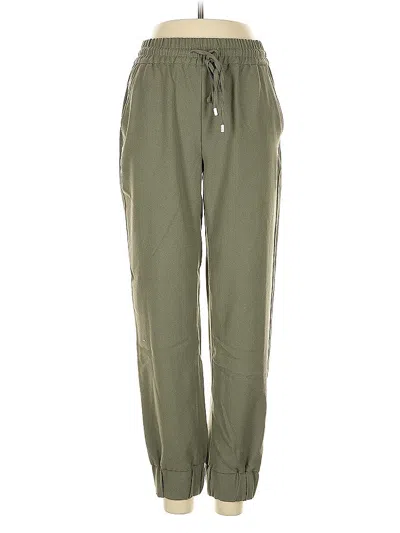 Pre-owned Zara Casual Pants In Green