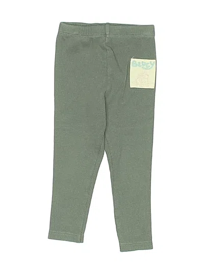 Pre-owned Zara Kids' Casual Pants In Green