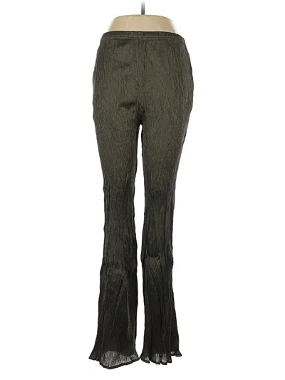 Pre-owned Zara Casual Pants In Green