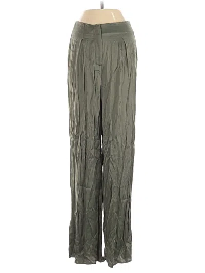 Pre-owned Zara Casual Pants In Green