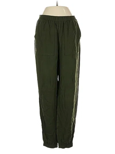 Pre-owned Zara Casual Pants In Green