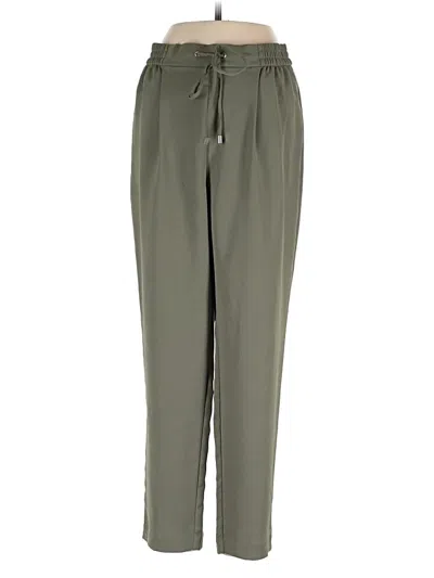 Pre-owned Zara Casual Pants In Green