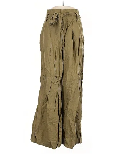 Pre-owned Zara Casual Pants In Green