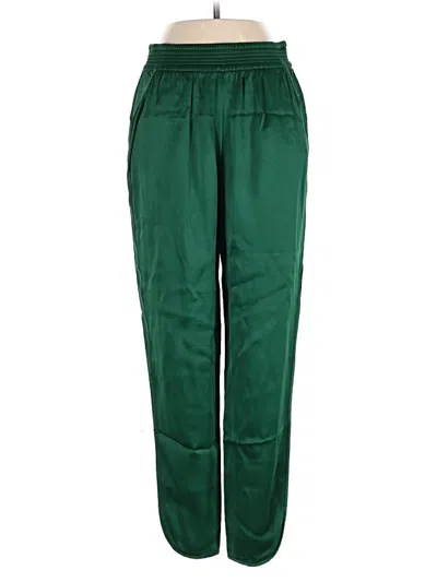 Pre-owned Zara Casual Pants In Green