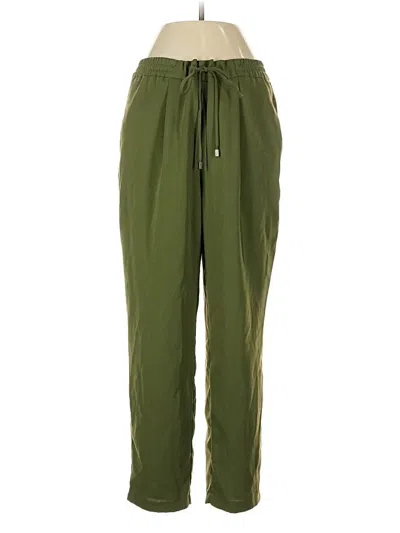 Pre-owned Zara Casual Pants In Green