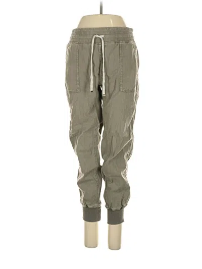 Pre-owned Zara Casual Pants In Green