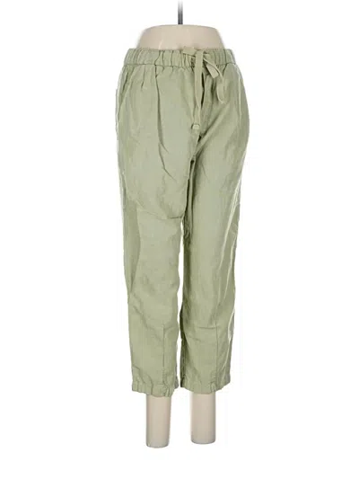 Pre-owned Zara Casual Pants In Green