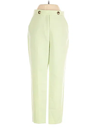Pre-owned Zara Casual Pants In Green