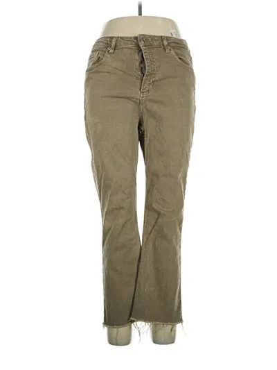 Pre-owned Zara Casual Pants In Green