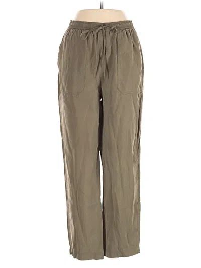 Pre-owned Zara Casual Pants In Green