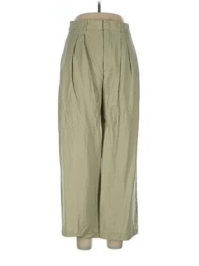 Pre-owned Zara Casual Pants In Green