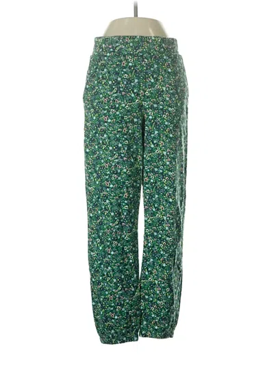 Pre-owned Zara Casual Pants In Green