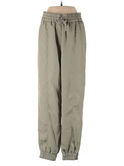 Pre-owned Zara Casual Pants In Green