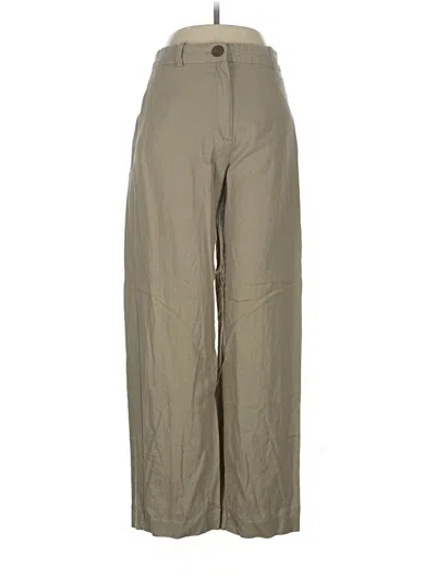 Pre-owned Zara Casual Pants In Green