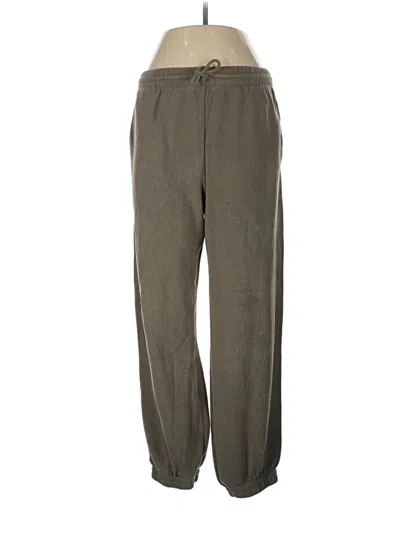Pre-owned Zara Casual Pants In Green
