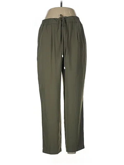 Pre-owned Zara Casual Pants In Green