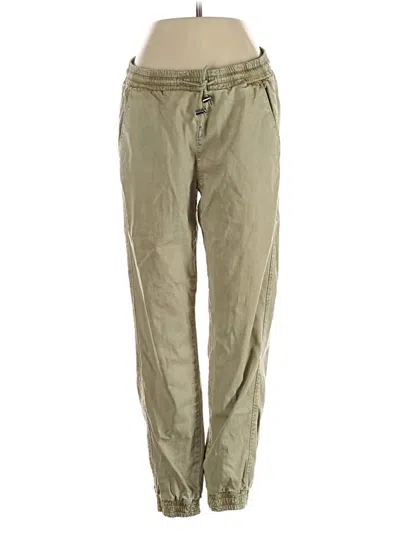 Pre-owned Zara Casual Pants In Green