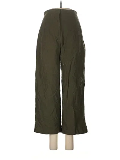 Pre-owned Zara Casual Pants In Green