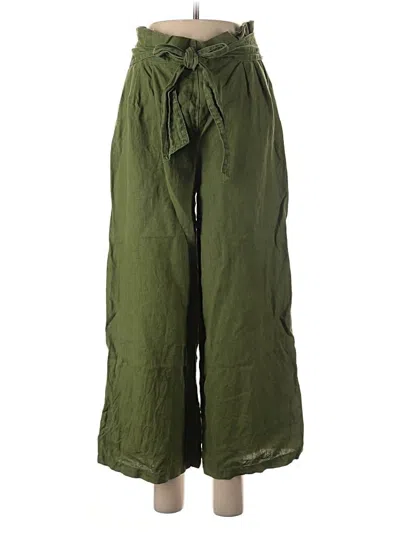 Pre-owned Zara Casual Pants In Green