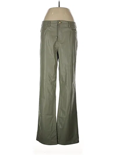 Pre-owned Zara Casual Pants In Green