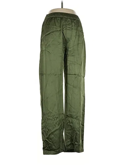 Pre-owned Zara Casual Pants In Green