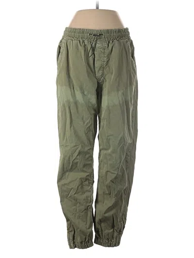 Pre-owned Zara Casual Pants In Green