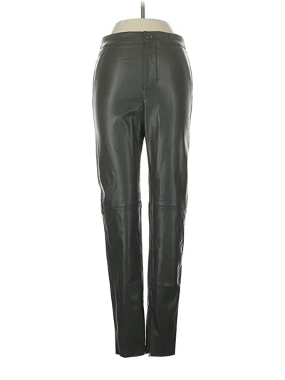 Pre-owned Zara Casual Pants In Green
