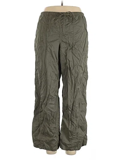 Pre-owned Zara Casual Pants In Green