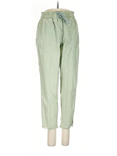 Pre-owned Zara Casual Pants In Green